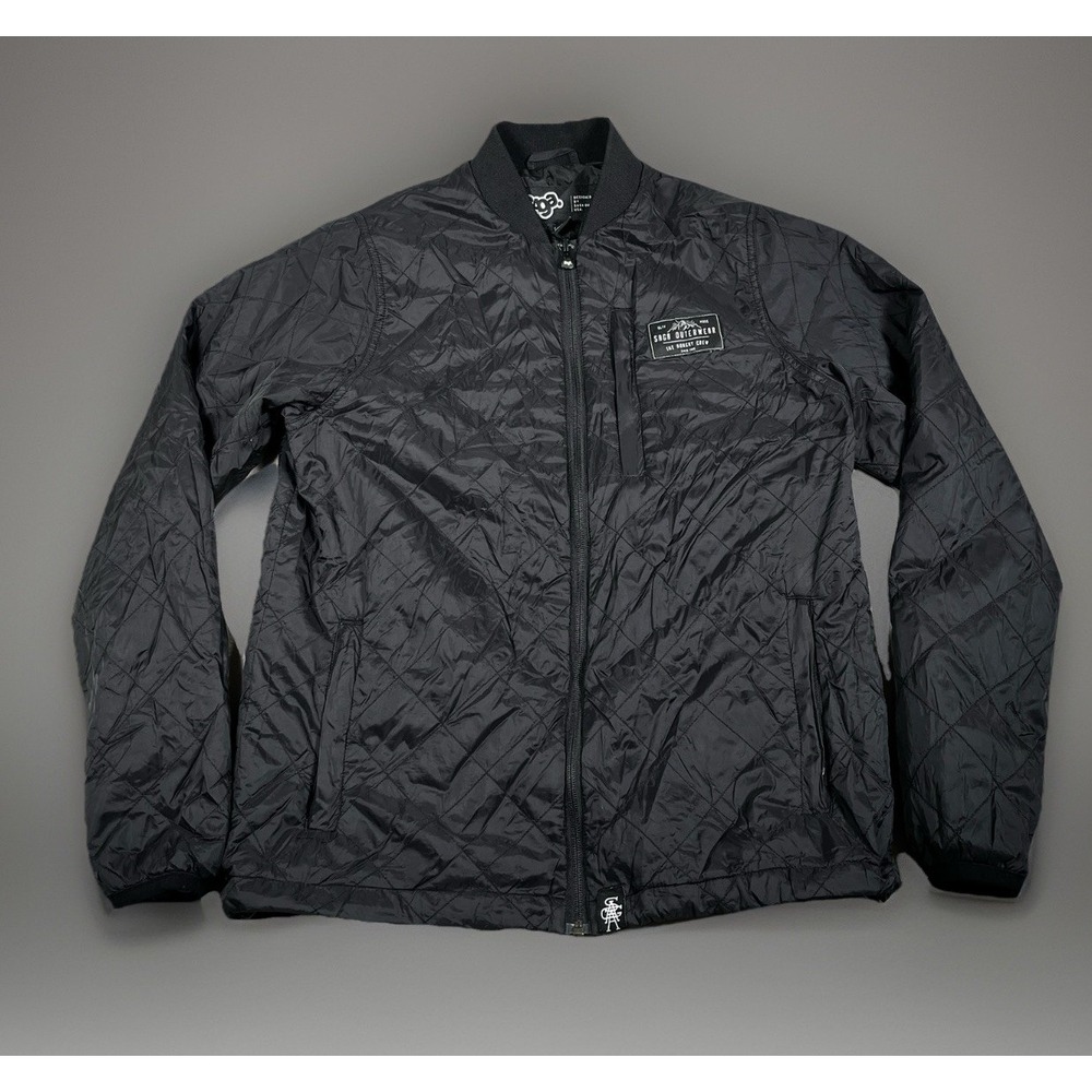 SAGA Outerwear Full Zip Bomber Jacket Mens S Lightweight‎ Thinsulate Insulated